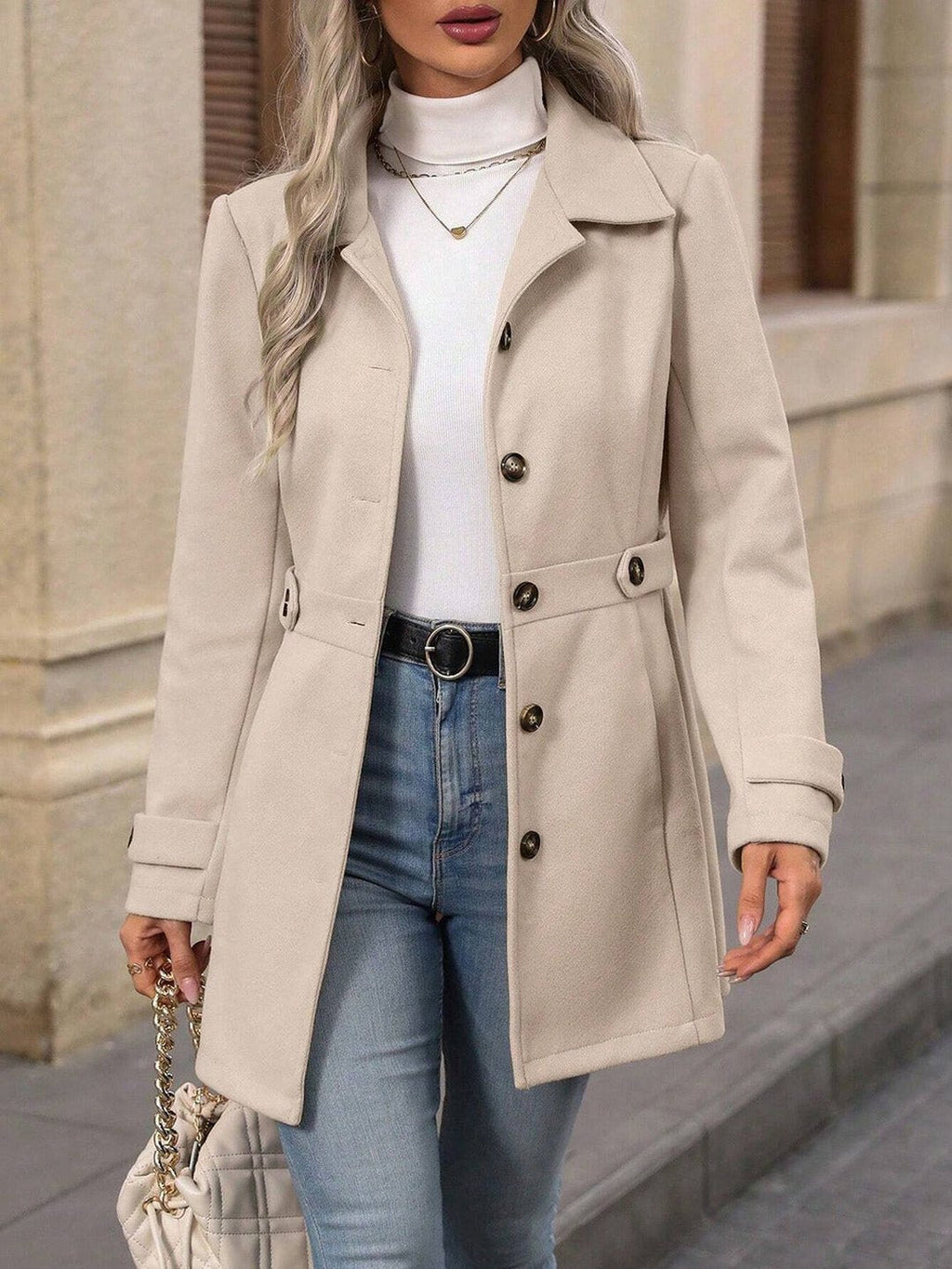 ROSALINDA - TRENCH CROISÉ CEINTURÉ