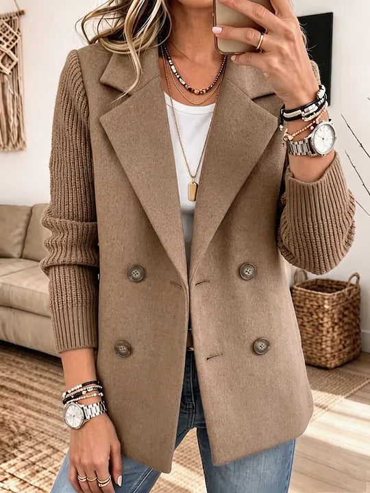 INES - Blazer marron