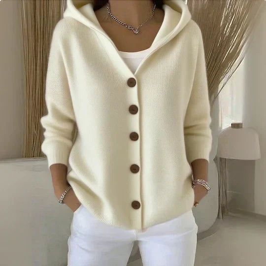 ROSETTA - CARDIGAN À CAPUCHE