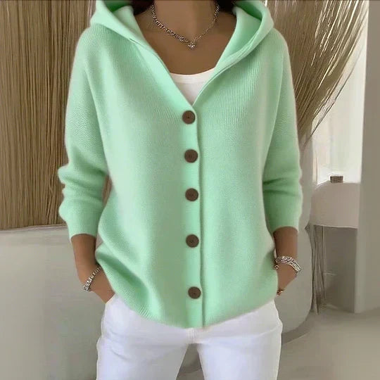 ROSETTA - CARDIGAN À CAPUCHE