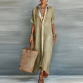 ANTIONETTE - ROBE CHEMISE MAXI BOUTONNÉE