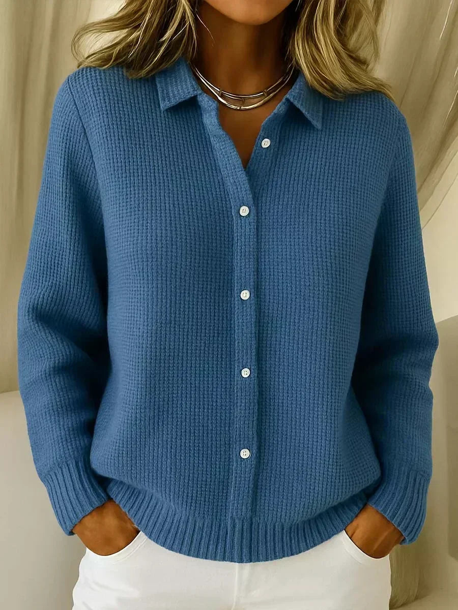 RACHELE - CARDIGAN TEXTURÉ À BOUTONS