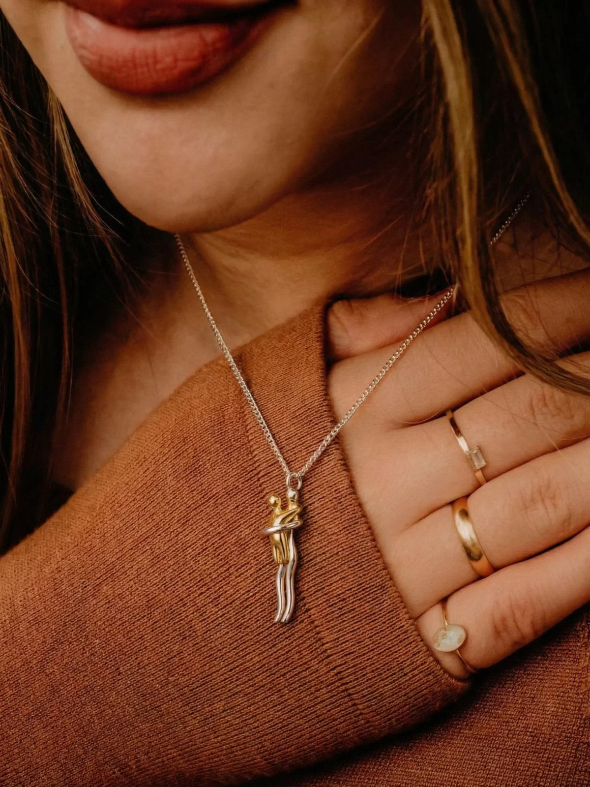 CŒUR - COLLIER MÈRE ET FILS