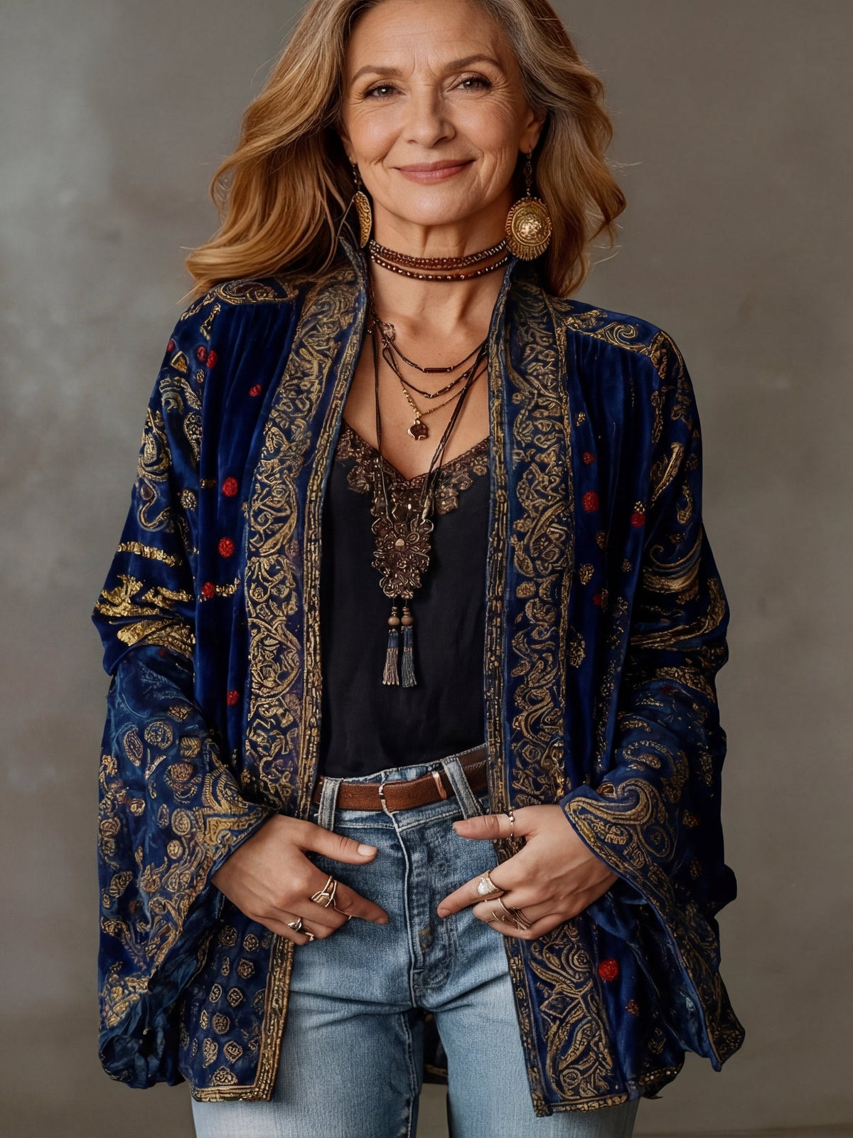 ANGELITA - VESTE KIMONO BOHÈME