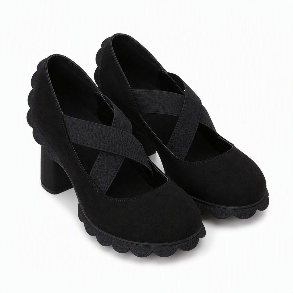 LOLA - CHAUSSURES À PLATEFORME ET BRIDE CROISÉE